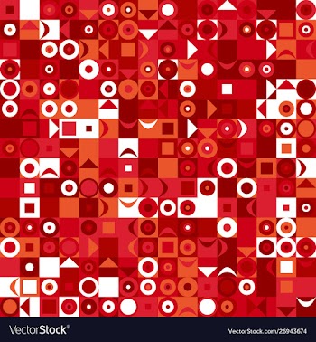 Colorful abstract geometrical mosaic pattern vector image