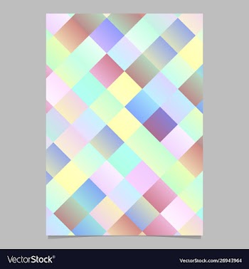 Colorful abstract gradient modern square brochure vector image