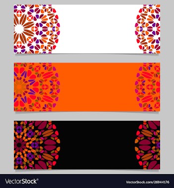 Colorful abstract horizontal geometrical gemstone vector image