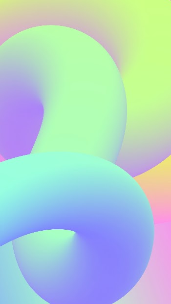 Colorful abstract iPhone wallpaper, 3D | Free Vector - rawpixel