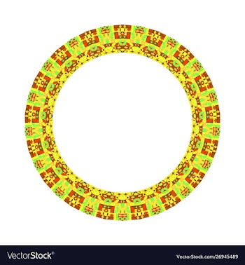 Colorful abstract isolated geometrical mosaic vector image