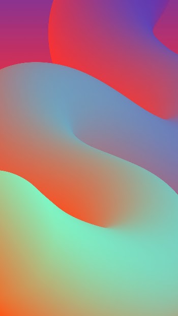 Colorful abstract mobile wallpaper, 3D | Free Vector - rawpixel