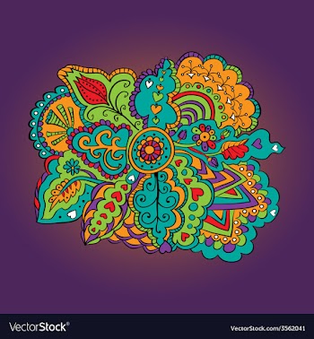 Colorful abstract pattern vector image