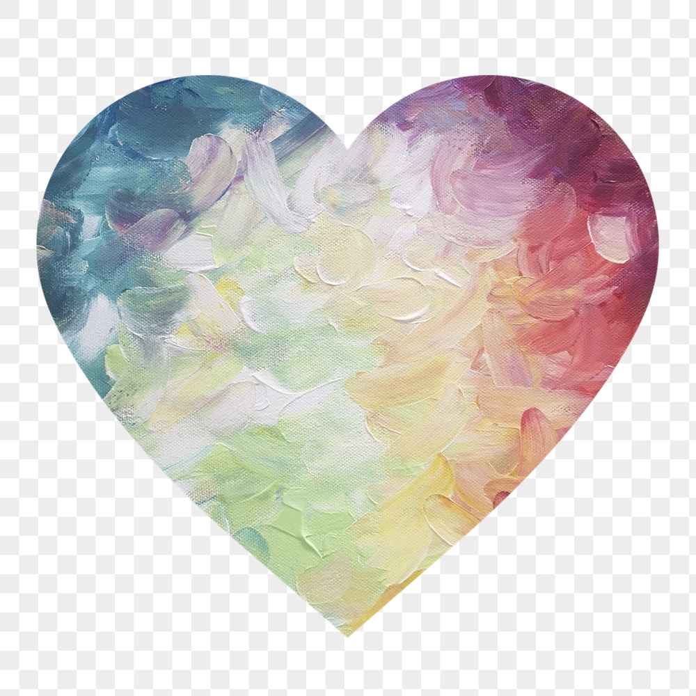 Colorful abstract png painting badge | Free PNG - rawpixel
