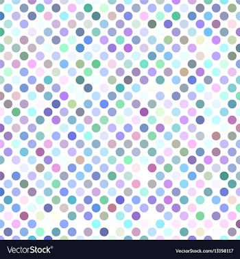 Colorful abstract polka dot pattern design vector image