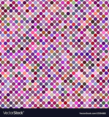 Colorful abstract polkadot pattern background vector image