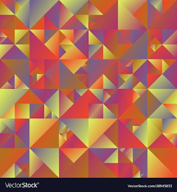 Colorful abstract polygonal gradient triangle vector image