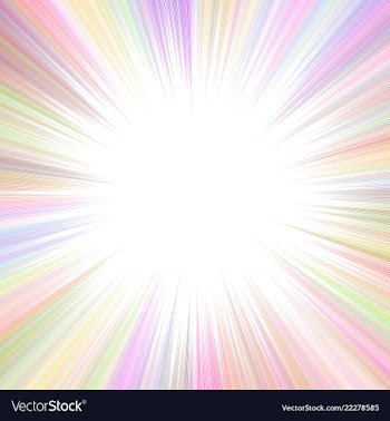 Colorful abstract psychedelic ray burst vector image