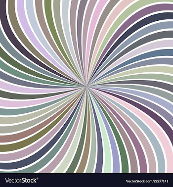 Colorful abstract psychedelic spiral ray burst vector image