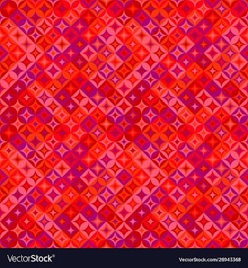 Colorful abstract random curved shape pattern vector image