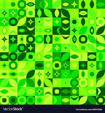 Colorful abstract random curved shape pattern vector image