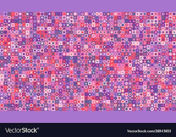 Colorful abstract random curved shape pattern vector image
