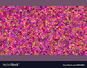 Colorful abstract random curved shape pattern vector image