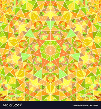 Colorful abstract round tiled mosaic background vector image