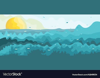 colorful abstract scenery background