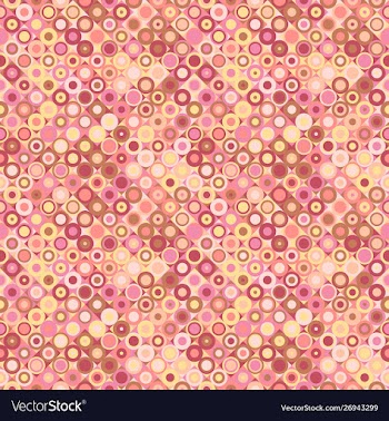 Colorful abstract seamless circle pattern vector image