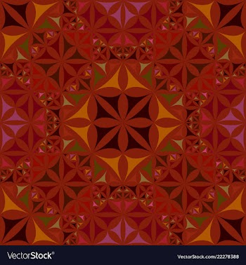 Colorful abstract seamless curved triangle vector image