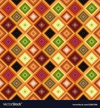 Colorful abstract seamless diagonal square vector image