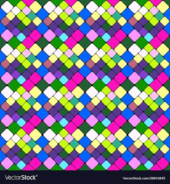 Colorful abstract seamless diagonal square vector image
