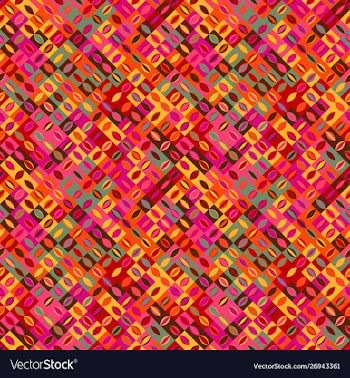 Colorful abstract seamless geometric pattern vector image