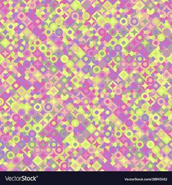 Colorful abstract seamless geometrical pattern vector image