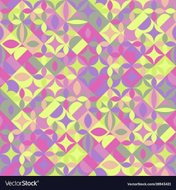 Colorful abstract seamless geometrical pattern vector image