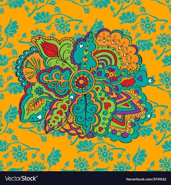 Colorful abstract seamless pattern vector image