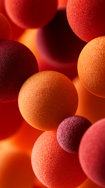 Colorful Abstract Sphere Composition