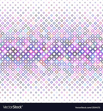 Colorful abstract square pattern background vector image