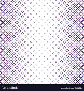 Colorful abstract square pattern background vector image