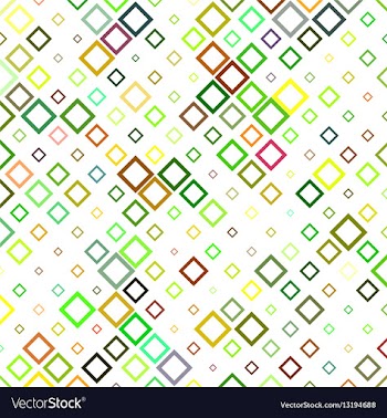 Colorful abstract square pattern background vector image