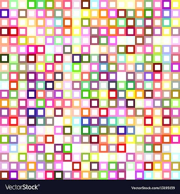 Colorful abstract square pattern background vector image