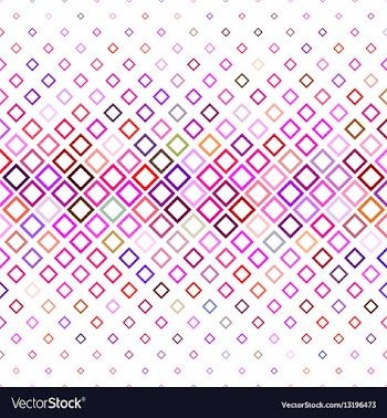 Colorful abstract square pattern background vector image