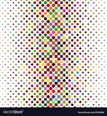 Colorful abstract square pattern background vector image