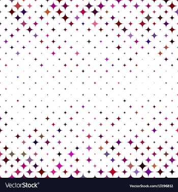 Colorful abstract star pattern background vector image