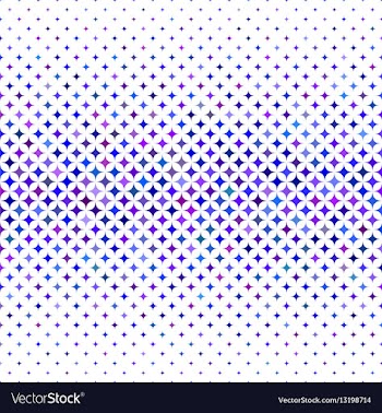 Colorful abstract star pattern background vector image