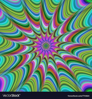 Colorful abstract striped ray design background vector image