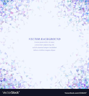 Colorful abstract triangle background vector image