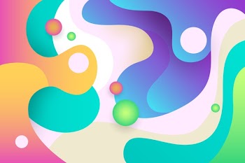 Colorful abstract wallpaper concept Free Vector