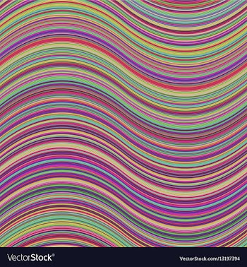 Colorful abstract wave stripe background vector image