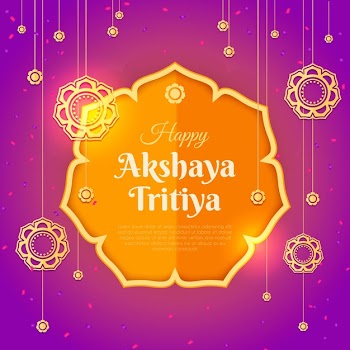 Colorful akshaya tritiya concept Free Vector