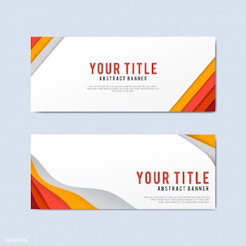 Colorful and abstract banner design templates | Free stock vector - 494166