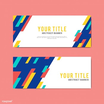 Colorful and abstract banner design templates | Free stock vector - 494169