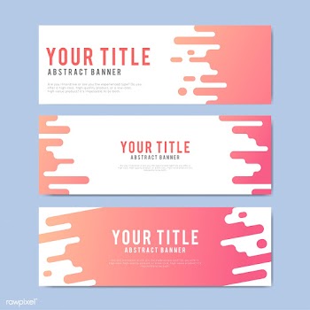 Colorful and abstract banner design templates | Free stock vector - 494170