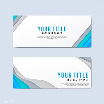 Colorful and abstract banner design templates | Free stock vector - 494172