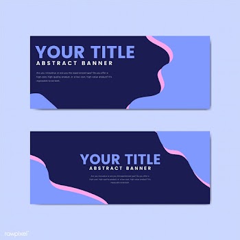 Colorful and abstract banner design templates | Free stock vector - 495423