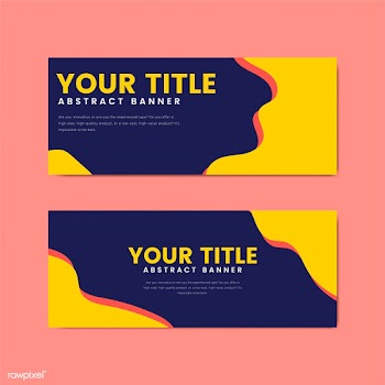 Colorful and abstract banner design templates | Free stock vector - 495427