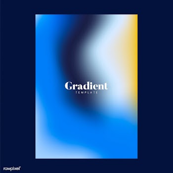 Colorful and blurred gradient template design | Free stock vector - 458285