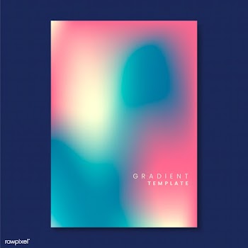 Colorful and blurred gradient template | Free stock vector - 458288