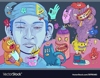 colorful and creepy creatures